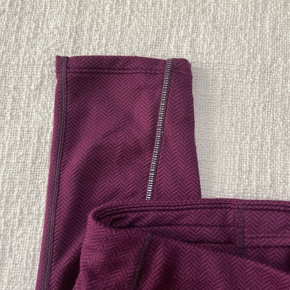 Title Nine leggings Pants Purple Herringbone Women's Small Activewear  Gym - Picture 6 of 9